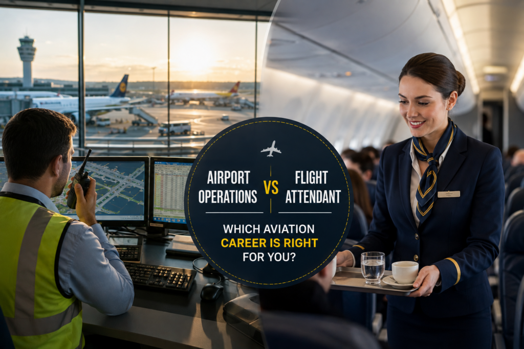 airport vs flight attendant